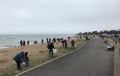 Beach Clean at Lee on Solent